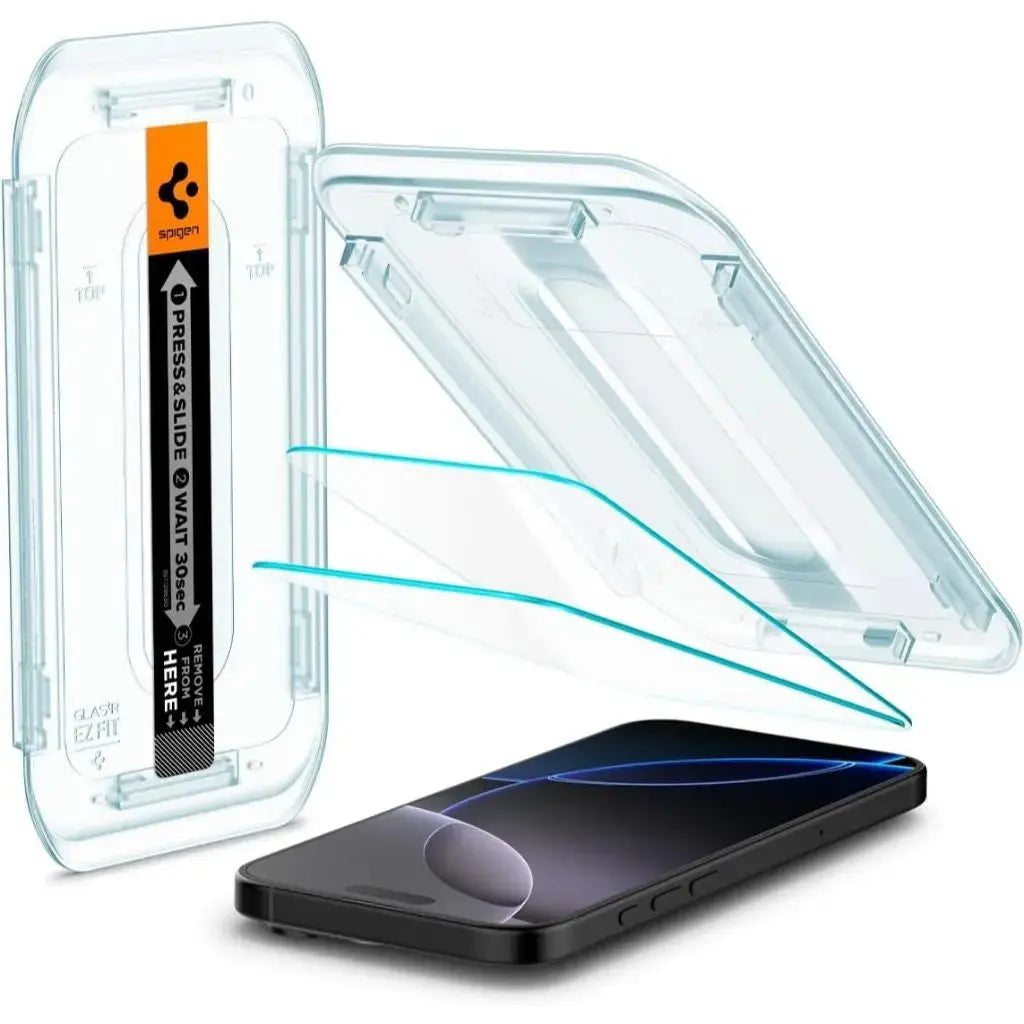[2 Pack] iPhone 17 / 16 / 15 / 14 / 13 / 12 / 11 Series EZ Fit Screen Protector Spigen Singapore Singapore