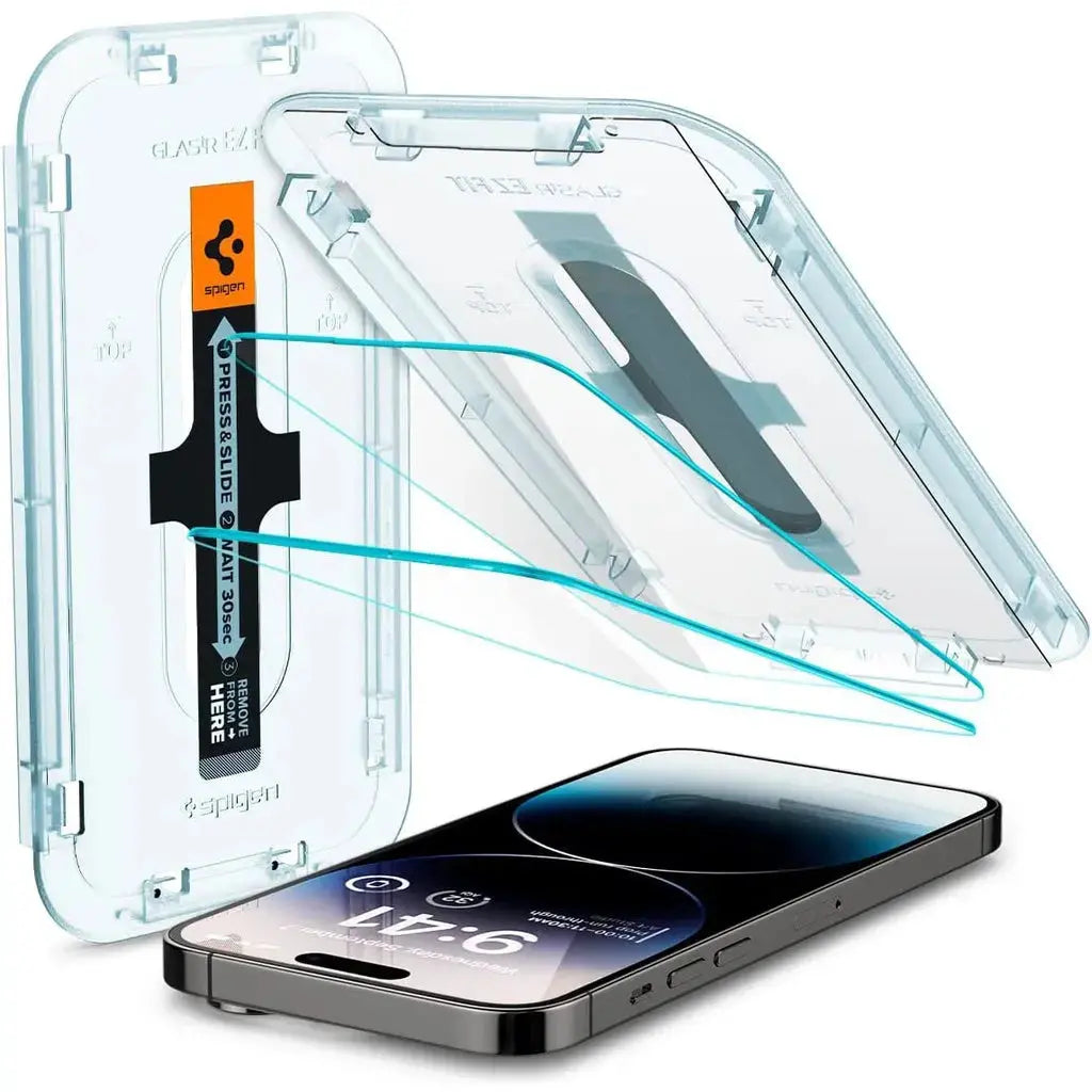 [2 Pack] iPhone 17 / 16 / 15 / 14 / 13 / 12 / 11 Series EZ Fit Screen Protector Spigen Singapore Singapore