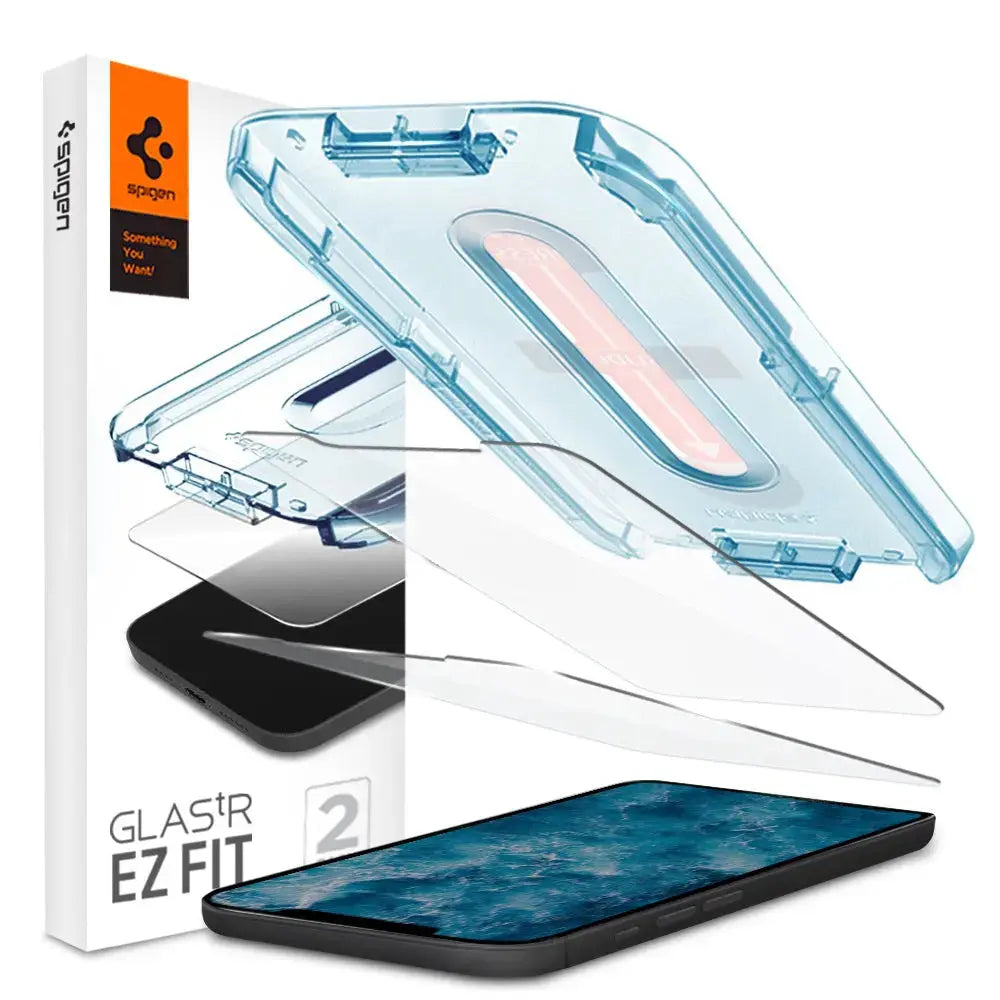 [2 Pack] iPhone 17 / 16 / 15 / 14 / 13 / 12 / 11 Series EZ Fit Screen Protector Spigen Singapore Singapore
