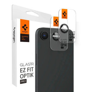 [2 Pack] Spigen iPhone 16e (2025) Camera Lens Protector EZ Fit Optik Pro - Tech House - Singapore