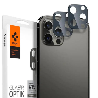 Spigen [2 Pack] iPhone 12 Pro Camera Lens Protector Optik Spigen