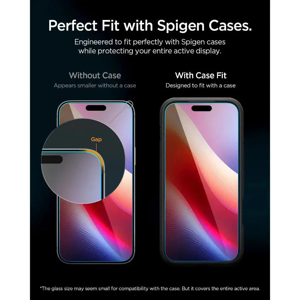 Spigen [2 Pack] iPhone 18 Pro / 17 Pro / 17 / 16 Pro Screen Protector EZ Fit Pro HD Spigen Singapore Singapore