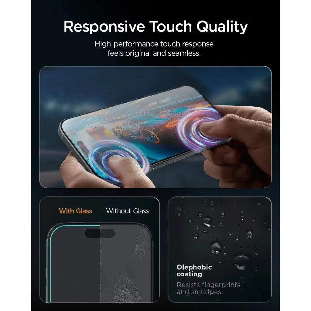 Spigen [2 Pack] iPhone 18 Pro Max / 17 Pro Max Anti-Reflection Screen Protector AlignMaster S Spigen Singapore Singapore