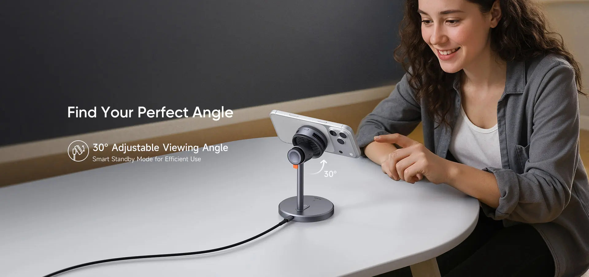 MCDODO Wireless Charger Cooled Qi2.2 3 in 1 Stand Magnetic CH-6170 Mcdodo Singapore