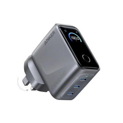 Anker Prime Charger 160W Fast Charging 3-Port USB C GaNPrime Charger A2687 Tech House Singapore