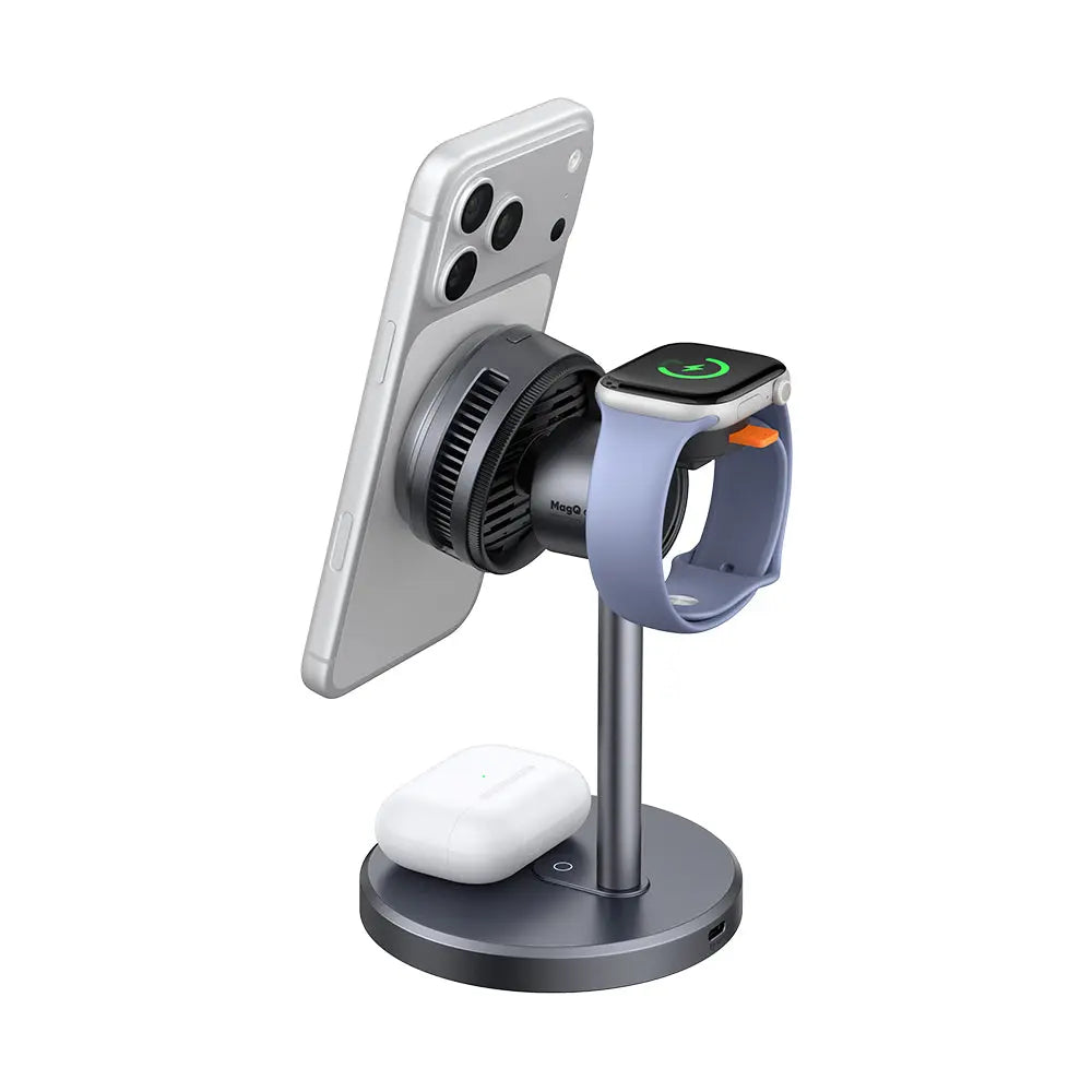 MCDODO Wireless Charger Cooled Qi2.2 3 in 1 Stand Magnetic CH-6170 Mcdodo Singapore