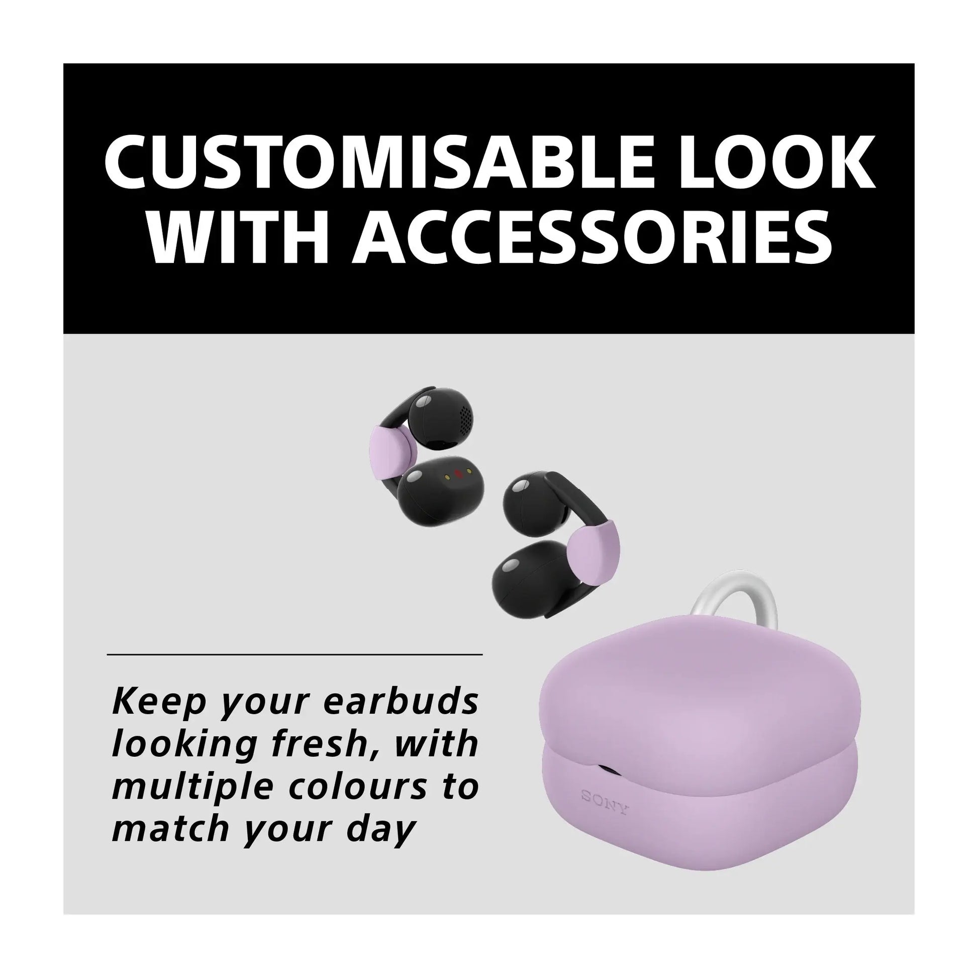 SonyLinkBuds series | LinkBuds Clip Wireless Headphones Tech House Singapore