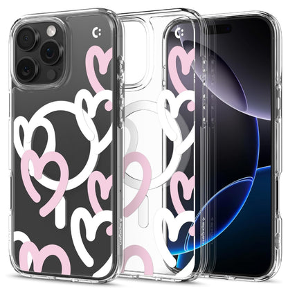 Spigen iPhone 16 Pro Max Case Ultra Hybrid MagFit Hearts