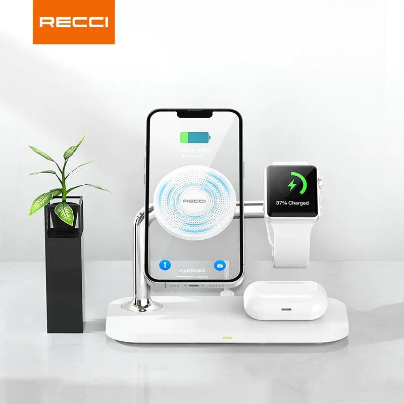 Recci 3 in 1 Magnetic Wireless Charger RCW-20 Tech House Singapore