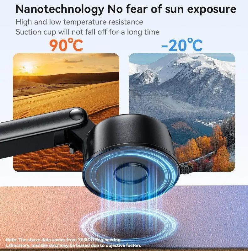 YESIDO Ring-shaped Magnetic Car Mount Phone Holder C266 Tech House Singapore