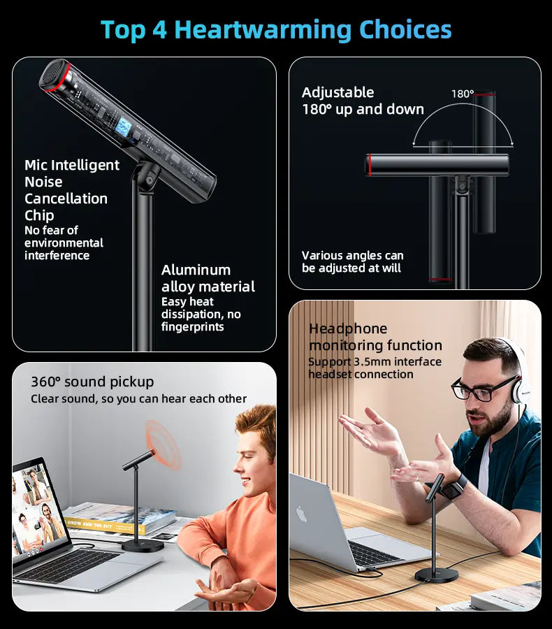 YESIDO Table Microphone KR18 Yesido Singapore