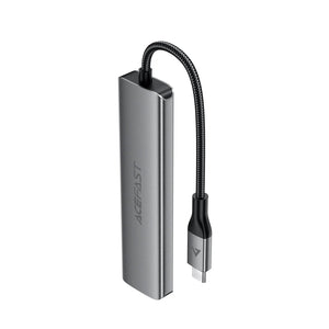 Acefast J18 6-in-1 USB-C Hub 4K 60Hz HDMI PD 90W Fast Charging Docking Station SD/TF Card Reader Multi-Port Hub Tech House Singapore