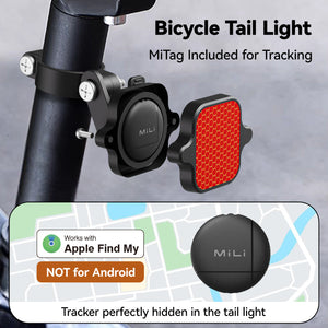 MiLi LiTag with Bicycle Tail Light