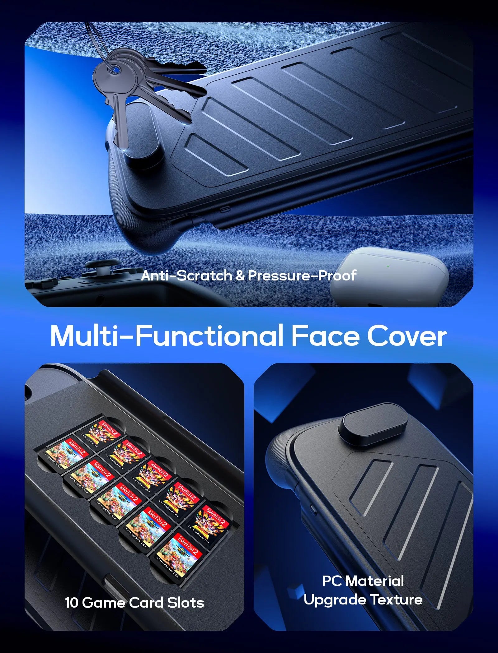 JSAUX Nintendo Switch 2 Ergonomic Controller Split Protective Case (PC0114) Tech House Singapore