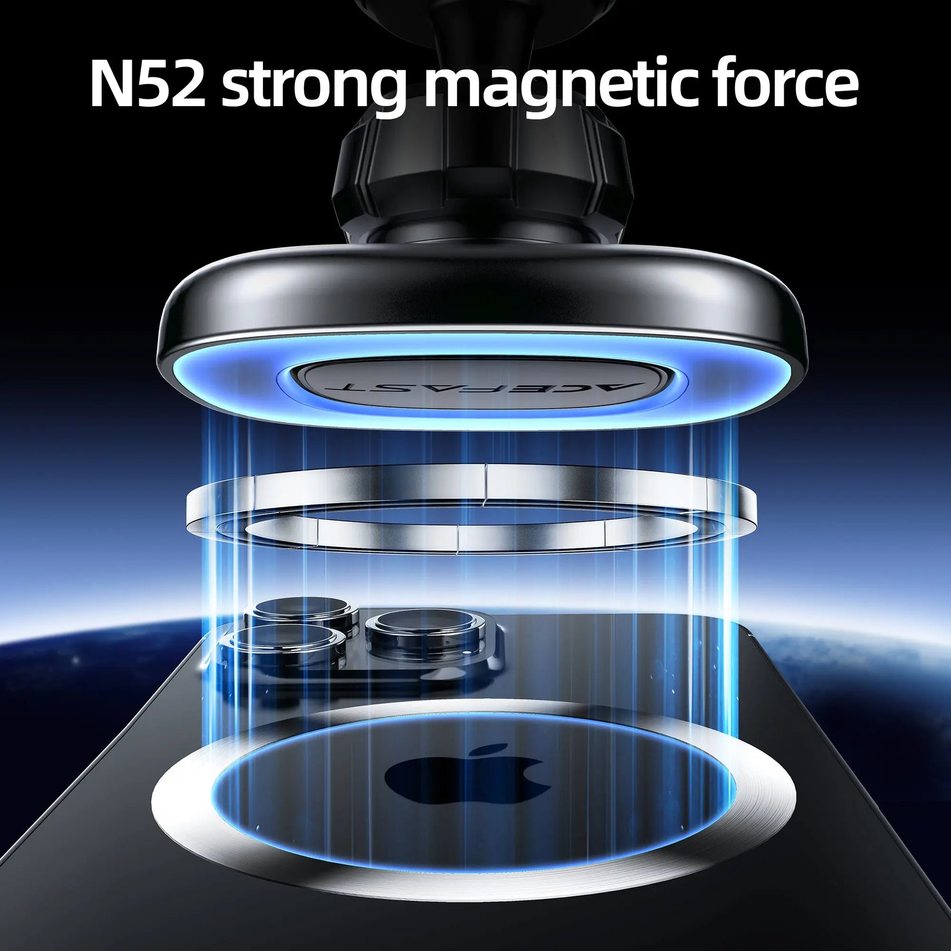 Acefast D44 Magnetic Air Vent Car Mount Phone Holder Strong Stable Grip Smartphone Holder Tech House Singapore