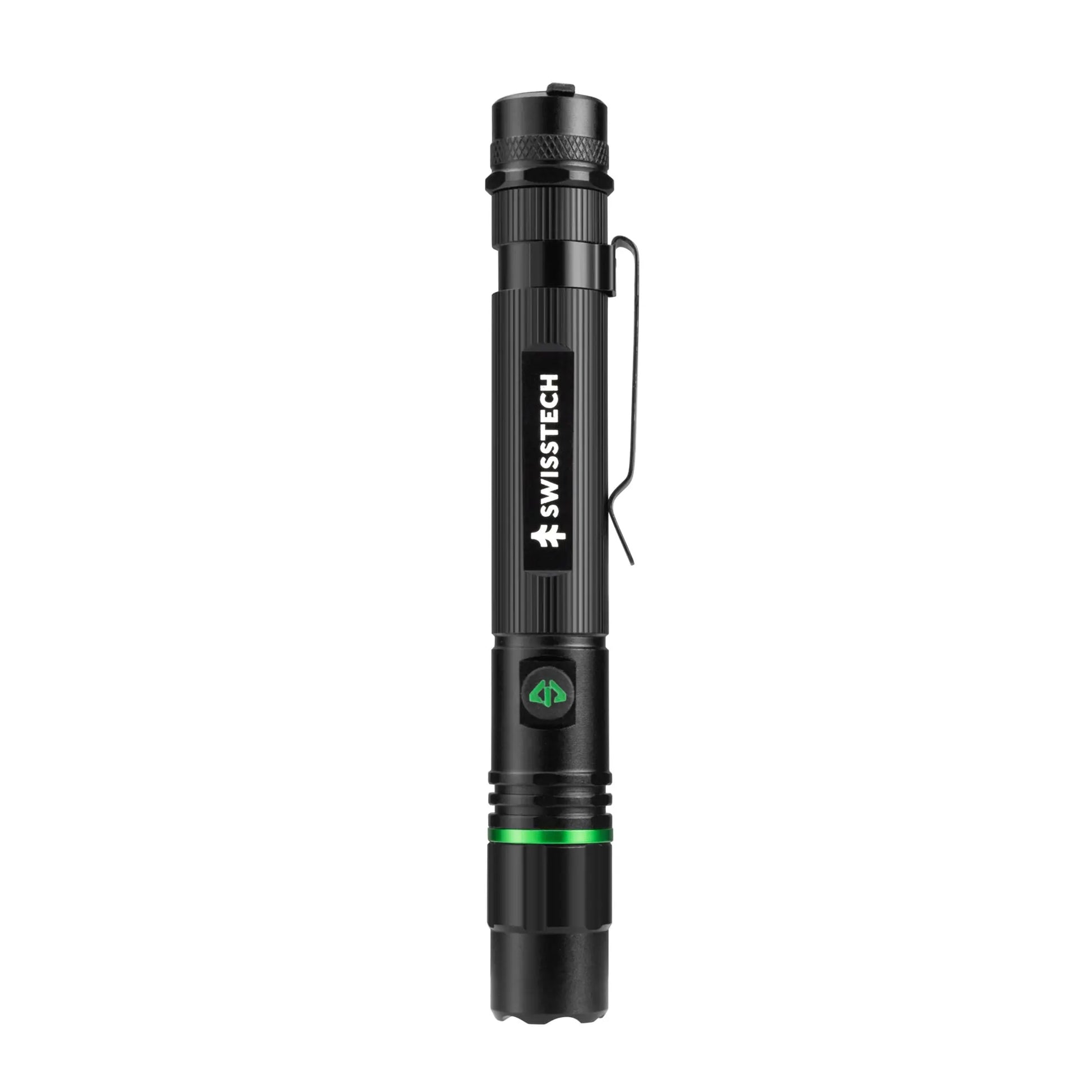 Swiss+Tech 10440, 200 Lumens Rechargeable Aluminum Flashlight ST031619 Tech House Singapore