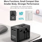 OLLOES GaN 70W Universal Travel Adapter with Extra US/EU Plug 3 x USB-C 1 x USB-A GaN Fast Charging Tech House Singapore