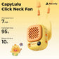 Aecooly x CapyLulu Portable Handheld Fan Air Gimbal Portable Mini Desk Fan Portable Mini Neck Fan Tech House Singapore