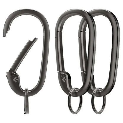 Spigen [3 Pack] Carabiner Clips D Ring Spring Snap Hook Spigen