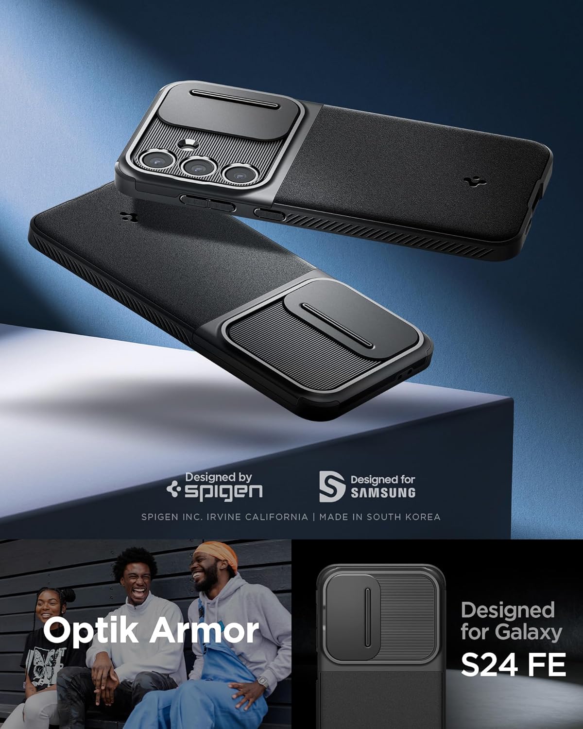 Spigen Galaxy S24 FE Case Optik Armor - Tech House