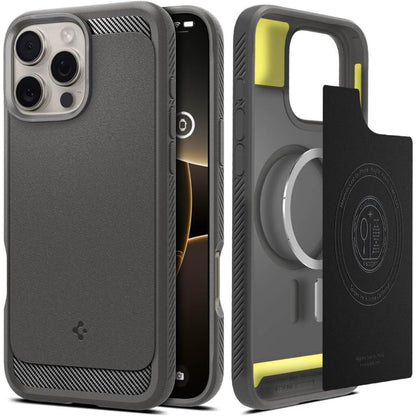 Spigen iPhone 16 Pro Max Case Rugged Armor MagFit