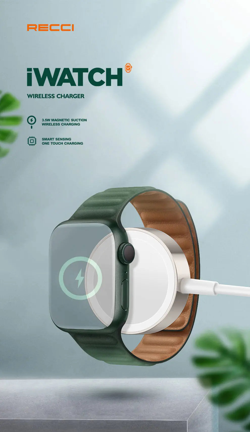 Recci Apple Watch Charging Cable RCW-28 Tech House Singapore