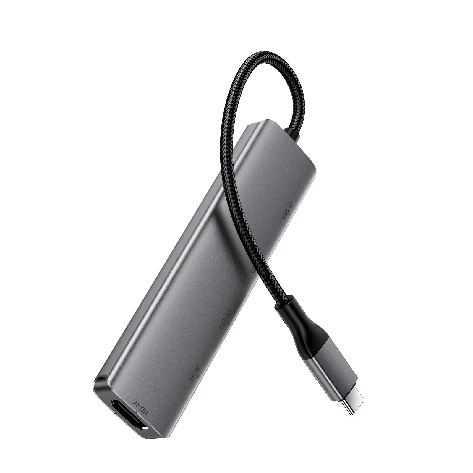 Acefast J18 6-in-1 USB-C Hub 4K 60Hz HDMI PD 90W Fast Charging Docking Station SD/TF Card Reader Multi-Port Hub Tech House Singapore