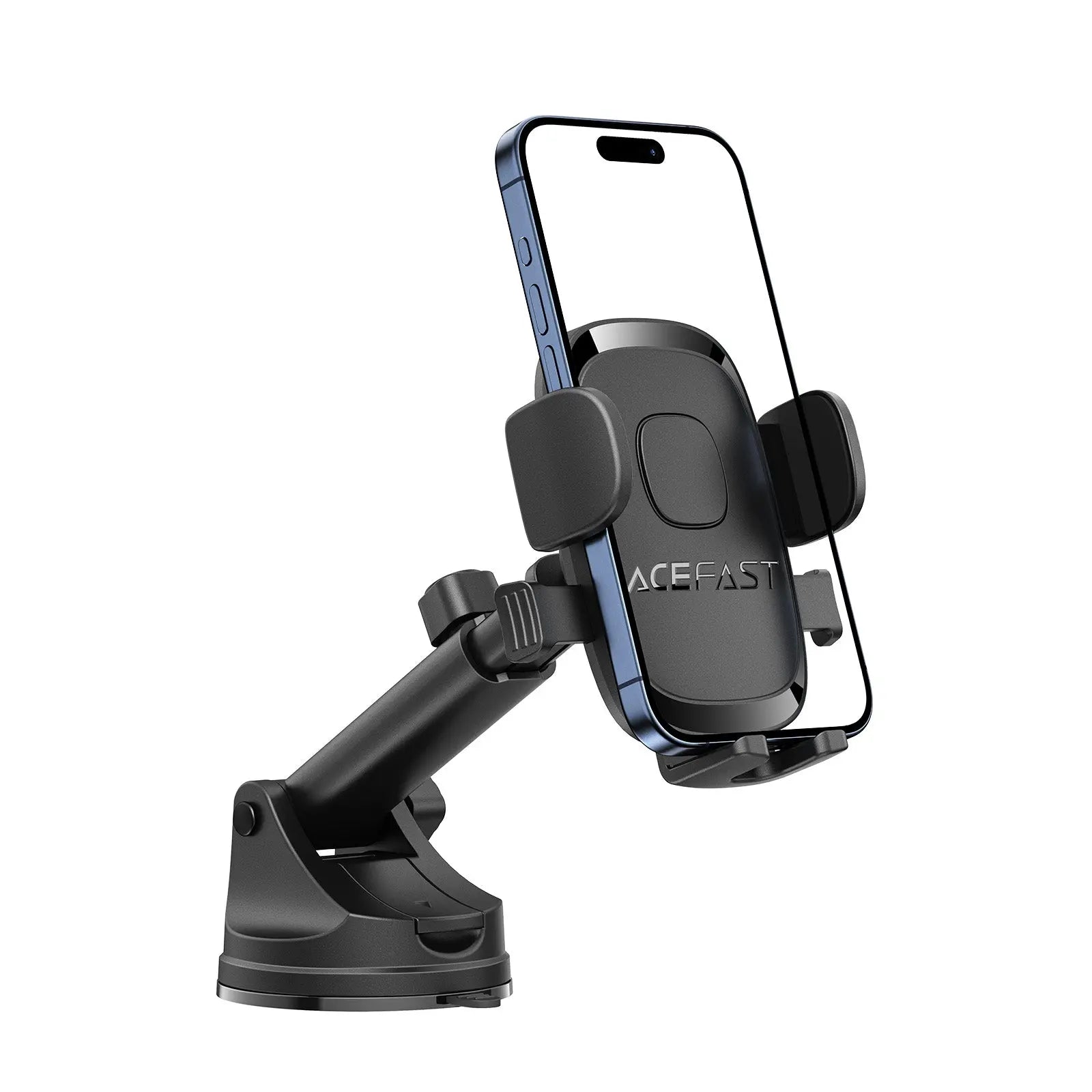 Acefast D57 One-Key Lock Dashboard Car Mount Phone Holder Strong Grip Adjustable Smartphone Holder Tech House Singapore