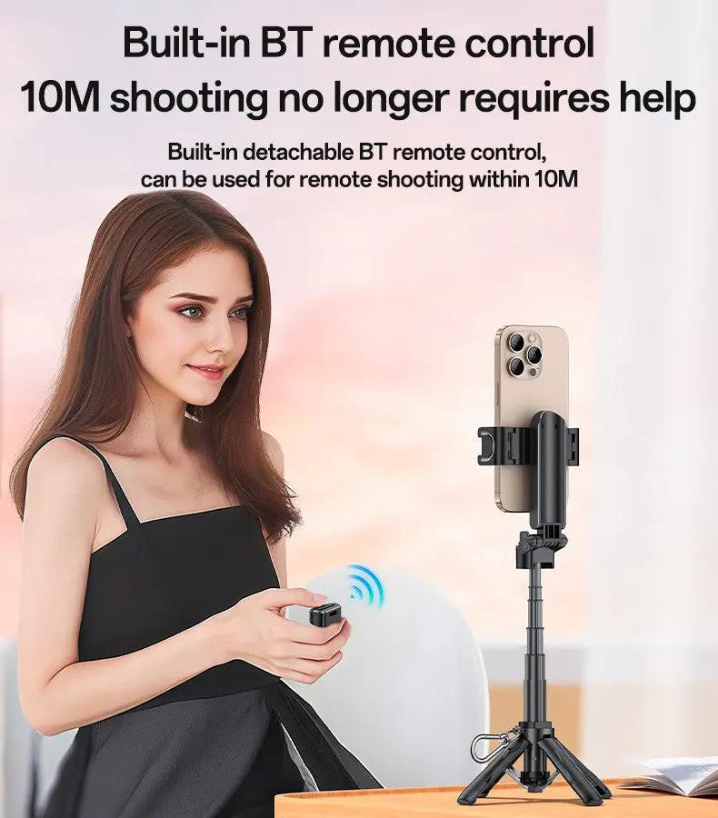 YESIDO Detachable Remote Control Reinforced Tripod Mini Selfie Stick SF29 Tech House Singapore