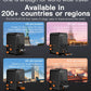 OLLOES GaN 200W Universal Travel Adapter with Smart Digital Display 3 x USB-C 1 x USB-A Fast Charging Tech House Singapore