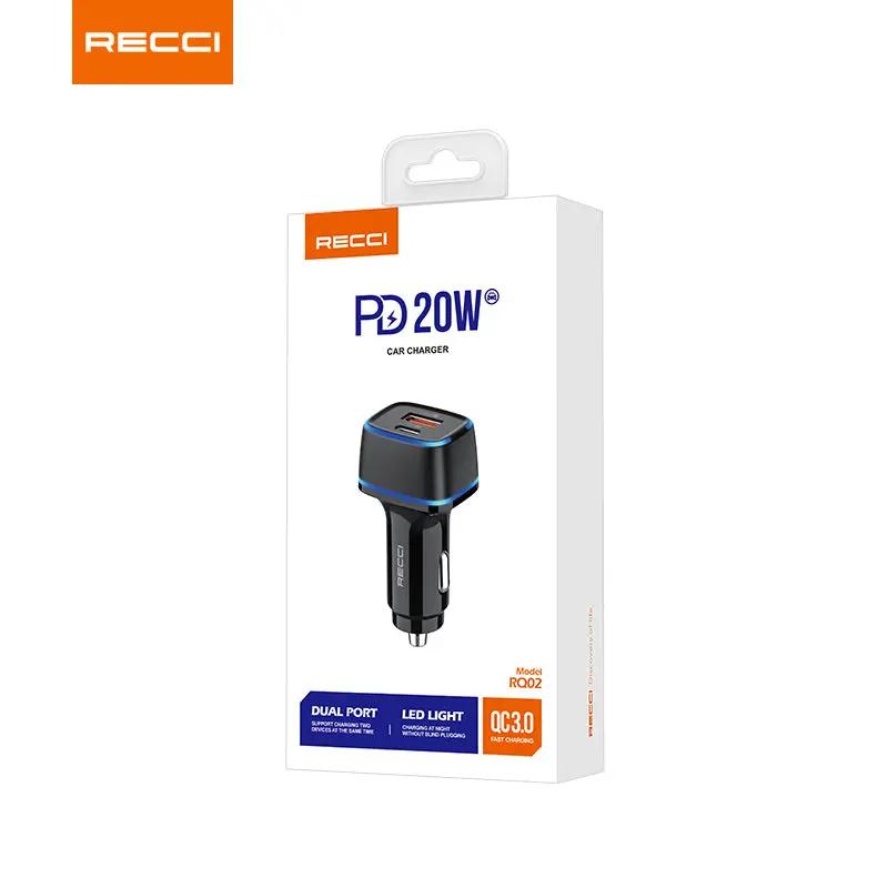 Recci Car Charger PD20W RQ02 Tech House Singapore