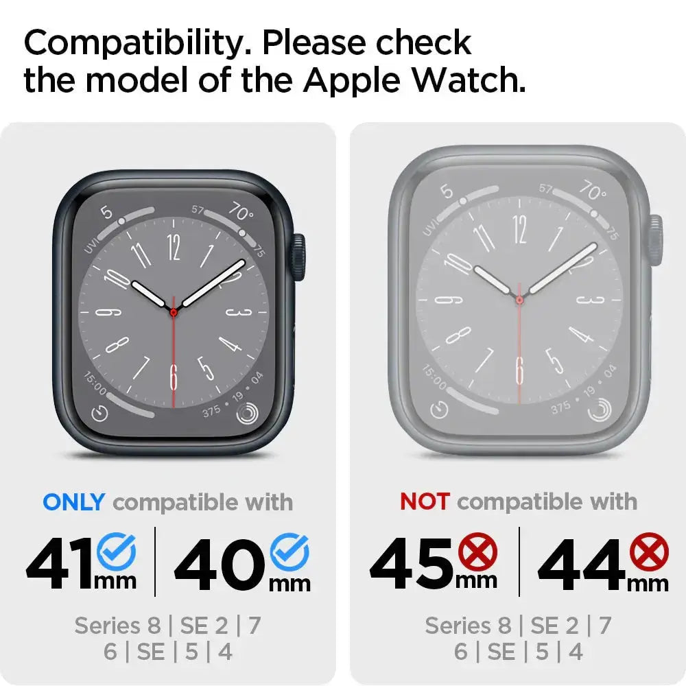 Spigen [3 pcs] Apple Watch Screen Protector Series (41mm / 40mm) Neo Flex Film Spigen