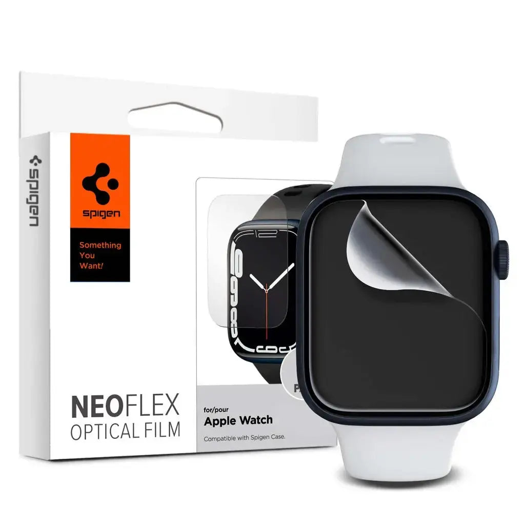 Spigen [3 pcs] Apple Watch Screen Protector Series (41mm / 40mm) Neo Flex Film Spigen