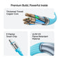 CUKTECH CP Braided 6A USB-C to C Cable 240W Fast Charging 6A 15cm 480Mbps Magnetic Ports CTC615S Tech House Singapore