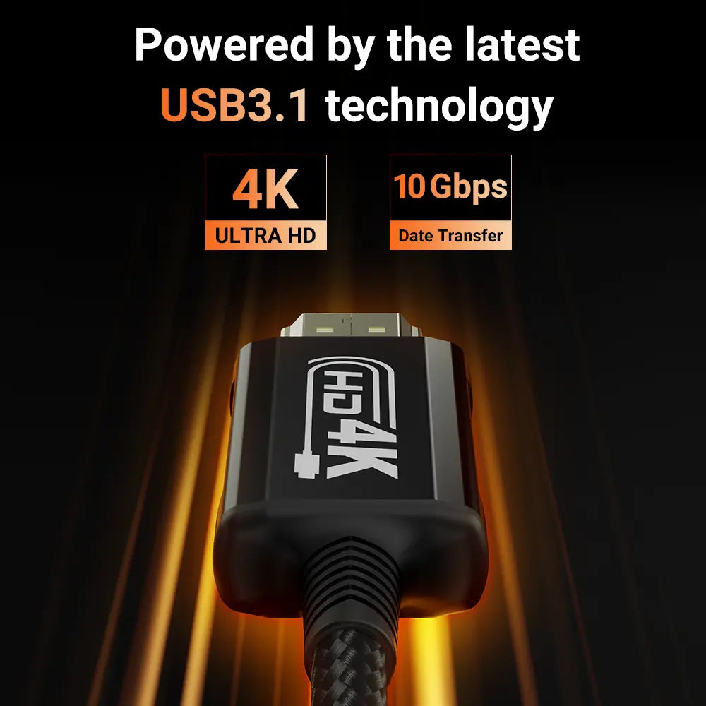 Acefast C1-10 USB-C to HDMI 4K 60Hz Cable 1.8M Video Cable Tech House Singapore