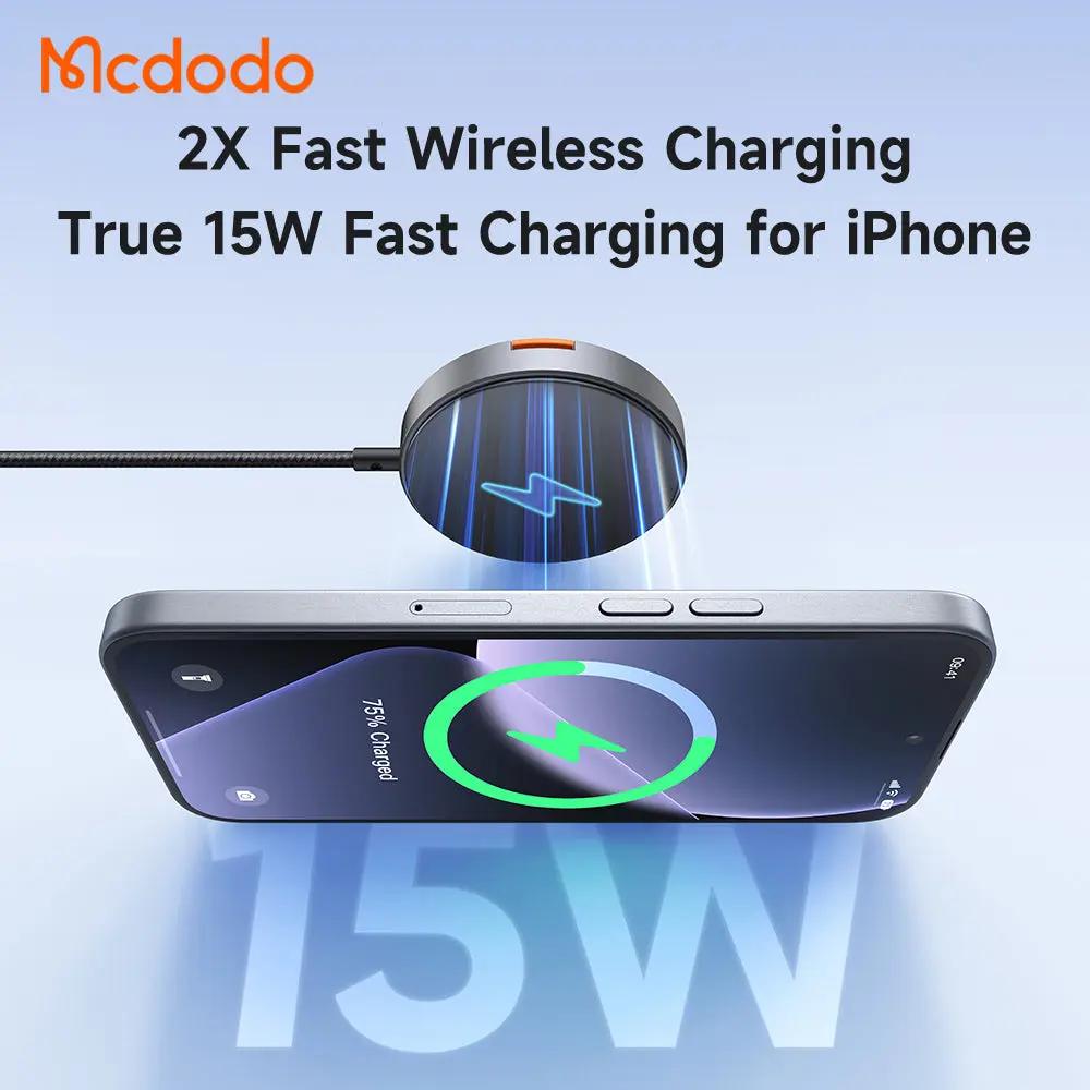 Mcdodo Magnetic Wireless Charger 15W Fast Charging with Foldable Stand CH-5500 Tech House Singapore