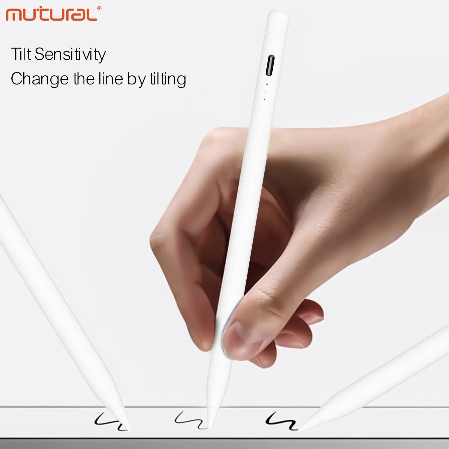 Mutural 990D Wireless Charging Stylus Pen with Palm Rejection Compatible with iPad 2018 or later models Tech House Singapore