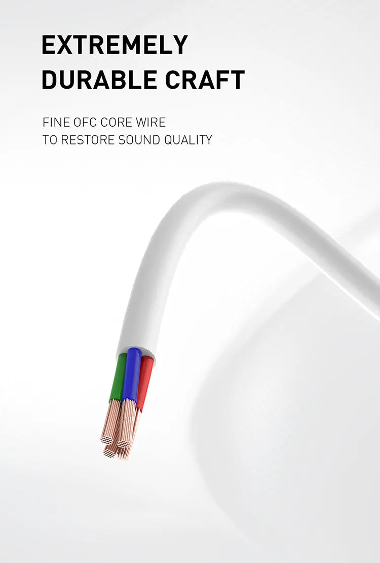 Recci 3.5mm Wired In ear Earpiece REP-L06 Tech House Singapore