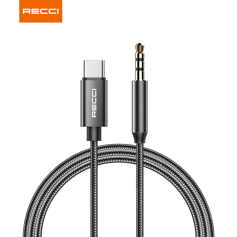 Recci Type C to 3.5 AUX Cable RH03 Tech House Singapore