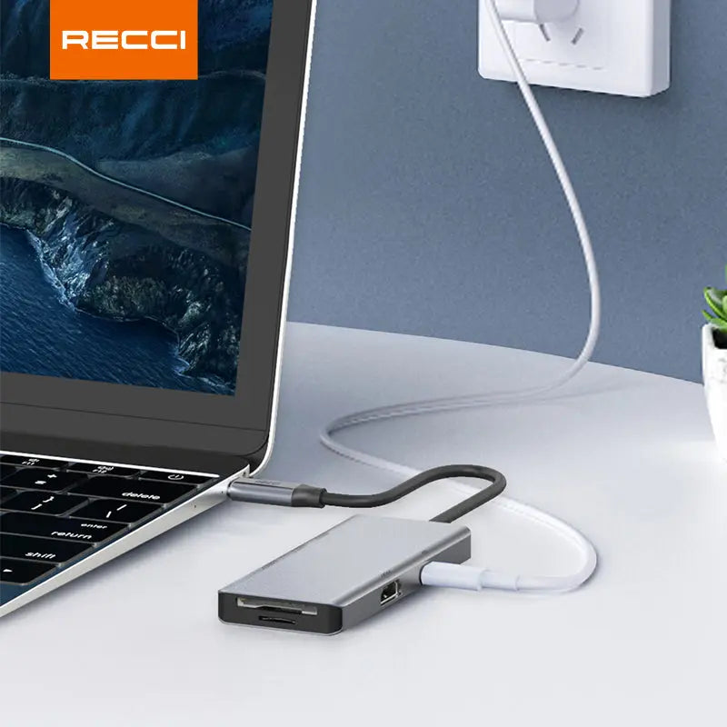 Recci 7 in 1 USB C Hub RH07 Tech House Singapore