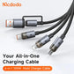 Mcdodo 2-in-3 Cable 100W Fast Charging (1.2M) Transparent Cable with Charging Light CA-7260 Tech House Singapore