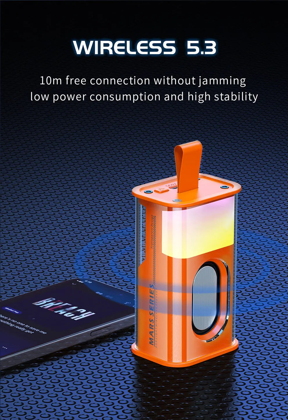 Recci Mars Bluetooth 5.3 Speaker RSK-W30 Tech House Singapore