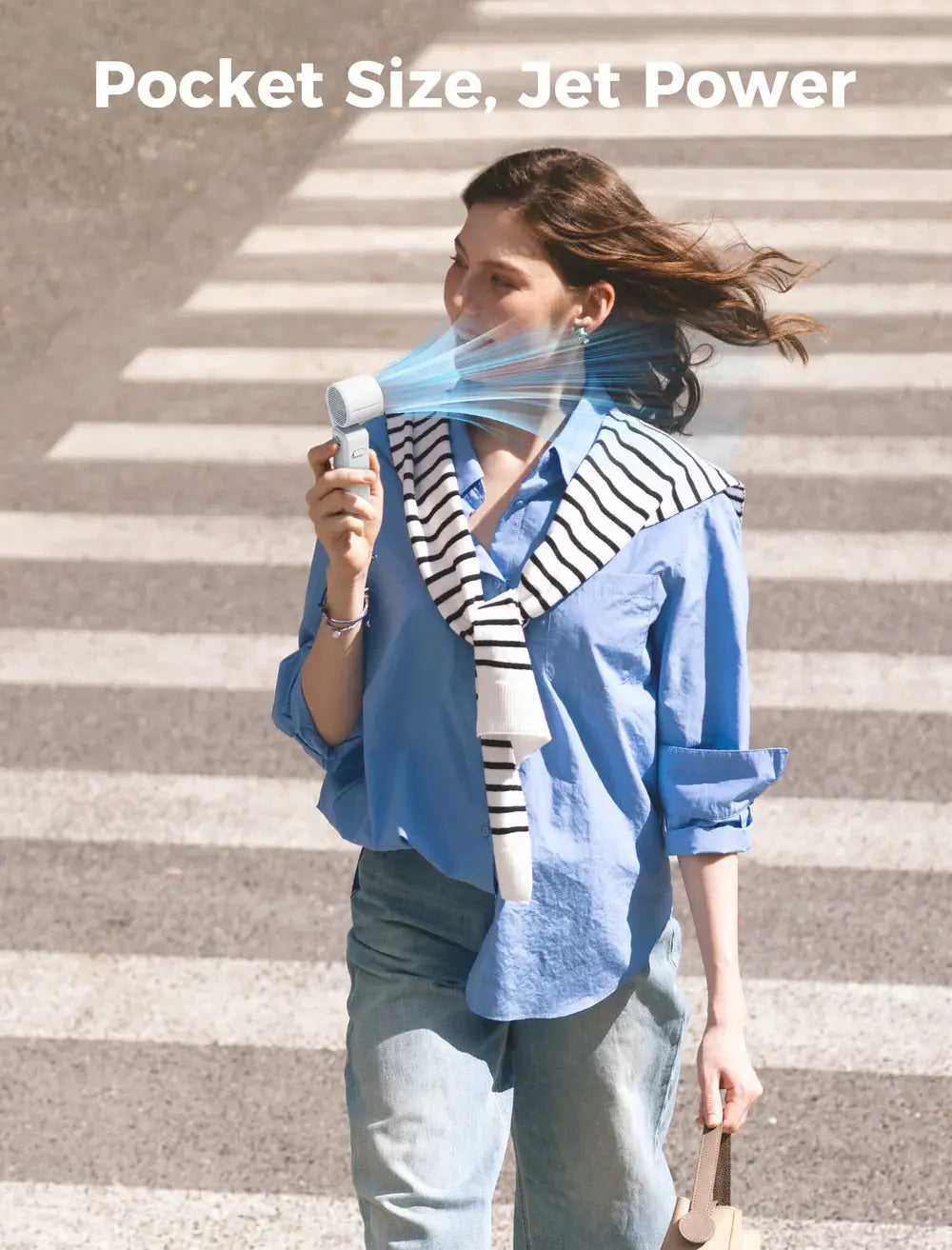 Aecooly Portable Handheld Fan AirGimbal 220° Adjustable 5 Speed Pocket Fans Tech House Singapore