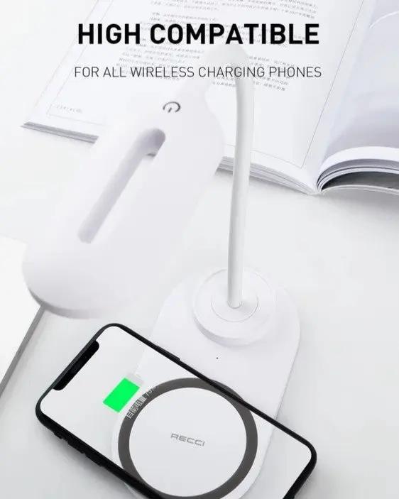 Recci Wireless Charger with Desk Lamp RLS-L08 Tech House Singapore