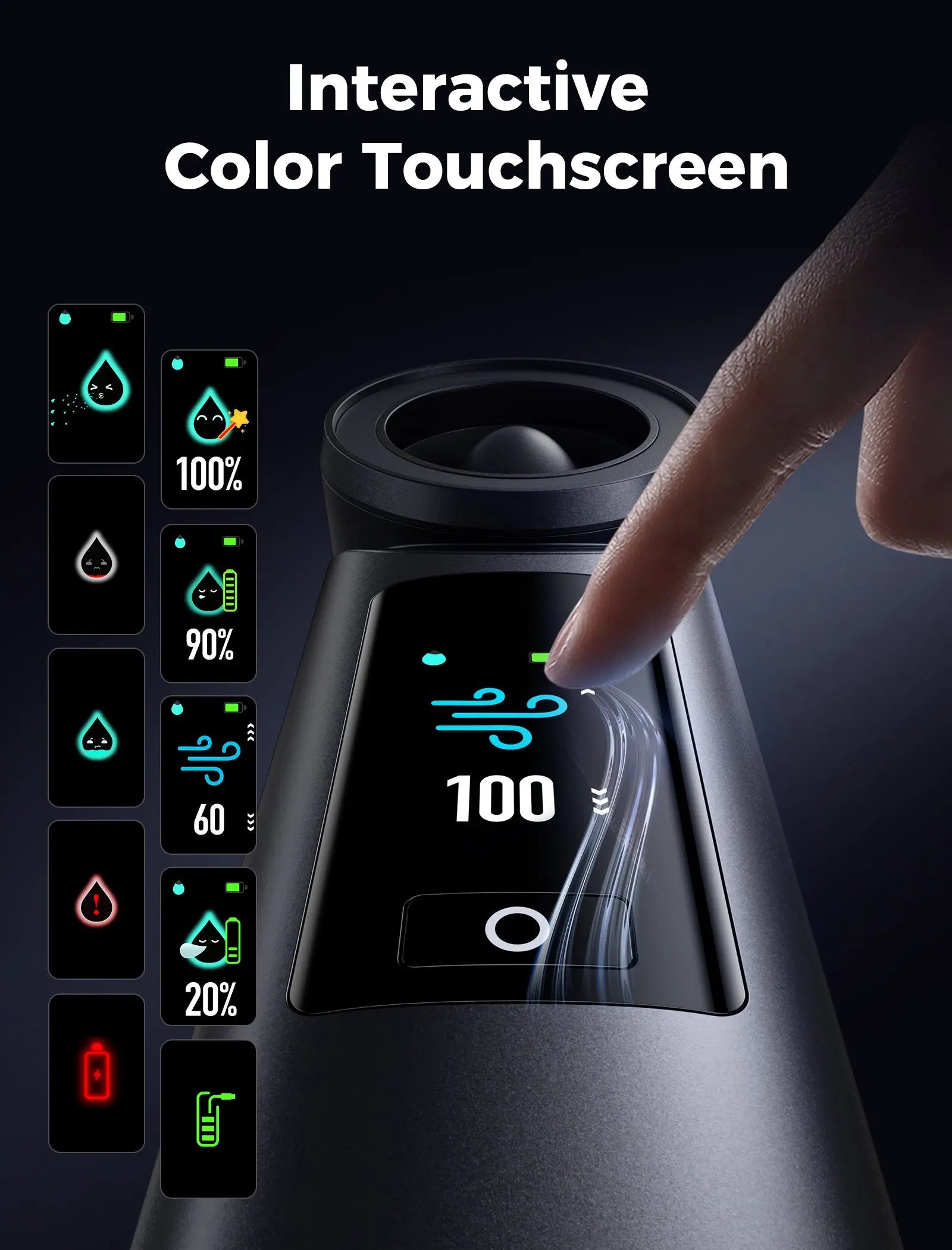 Aecooly Portable Misting Fan Cold Air Ultra Mist Chill High Speed Wind Portable Fan Rechargeable Turbo Fan Mini Fan Tech House Singapore