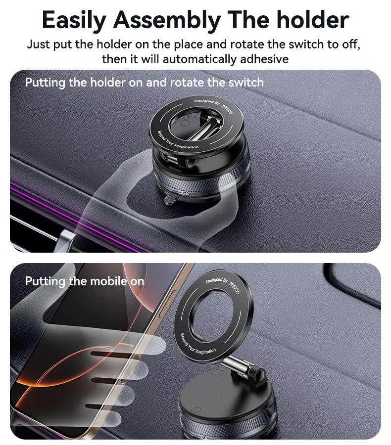 YESIDO Car Mount 360 Alloy Suction Cup C228 Tech House Singapore