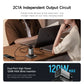 Cuktech 10 Power Charger Mini 120W GaN Charger Fast Charging with USB-C Cable Multi-Port PPS PD Wall Charger AD1203P-UK Tech House Singapore