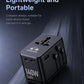 OLLOES GaN 140W Universal Travel Adapter with Extra US/EU Plug 3 x USB-C 1 x USB-A GaN Fast Charging Tech House Singapore