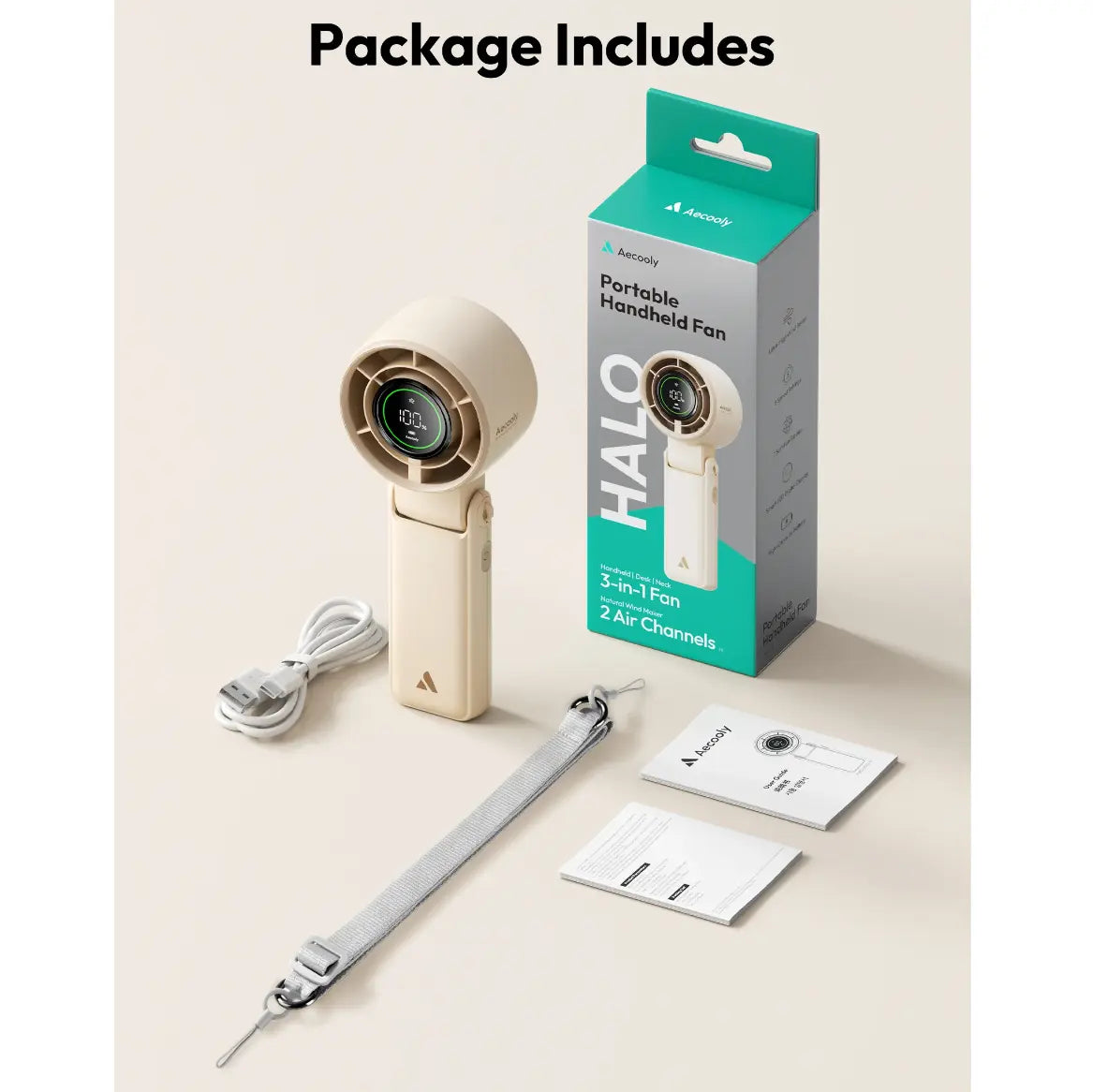 Aecooly Halo 02 Portable Fan - Tech House - Singapore