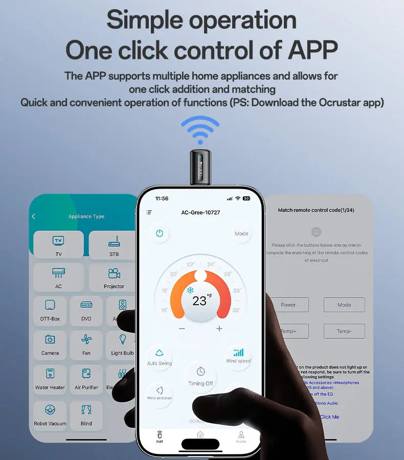 YESIDO Mobile Smart Remote Control USB C EC26C Mcdodo Singapore